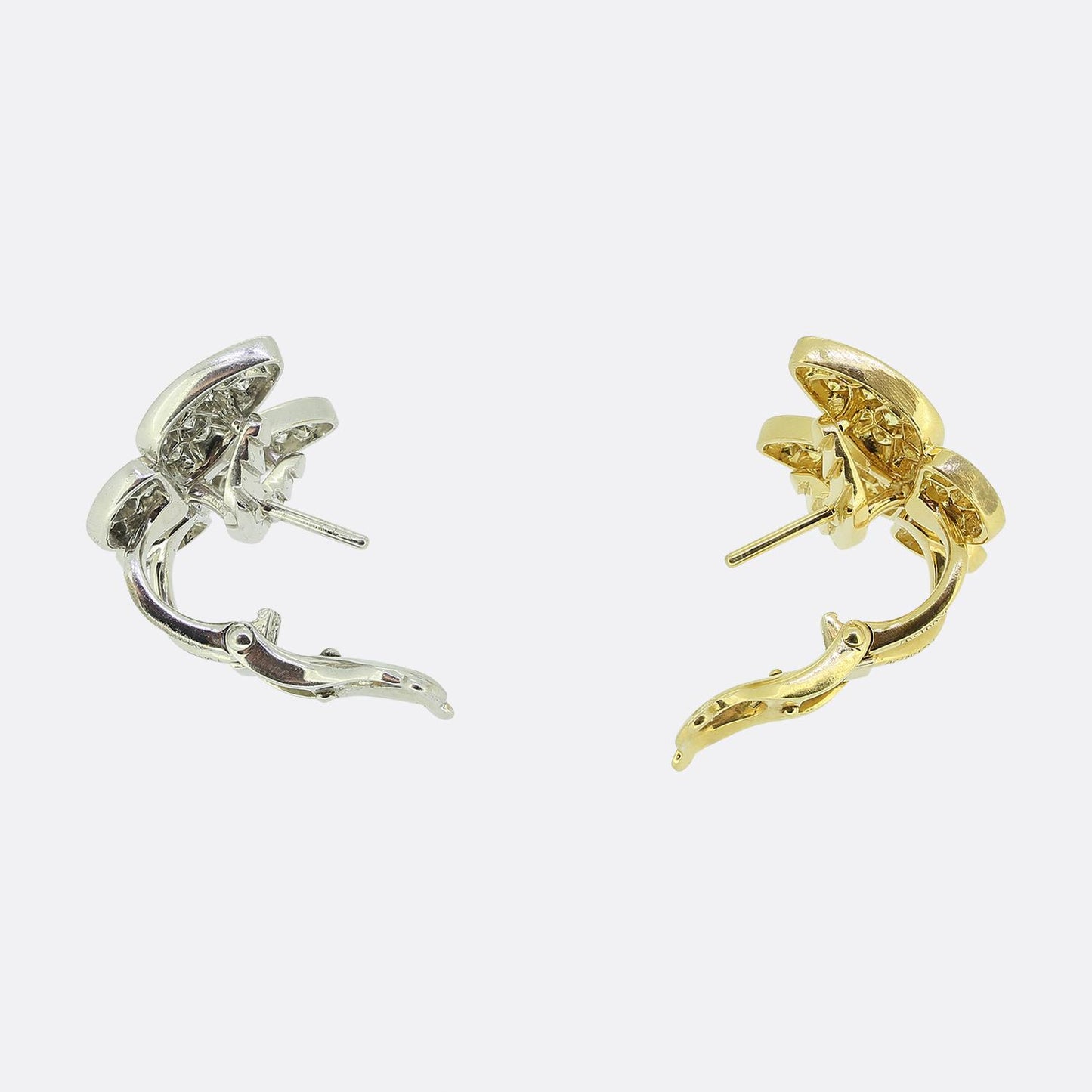 Van Cleef & Arpels Two Butterfly Earrings