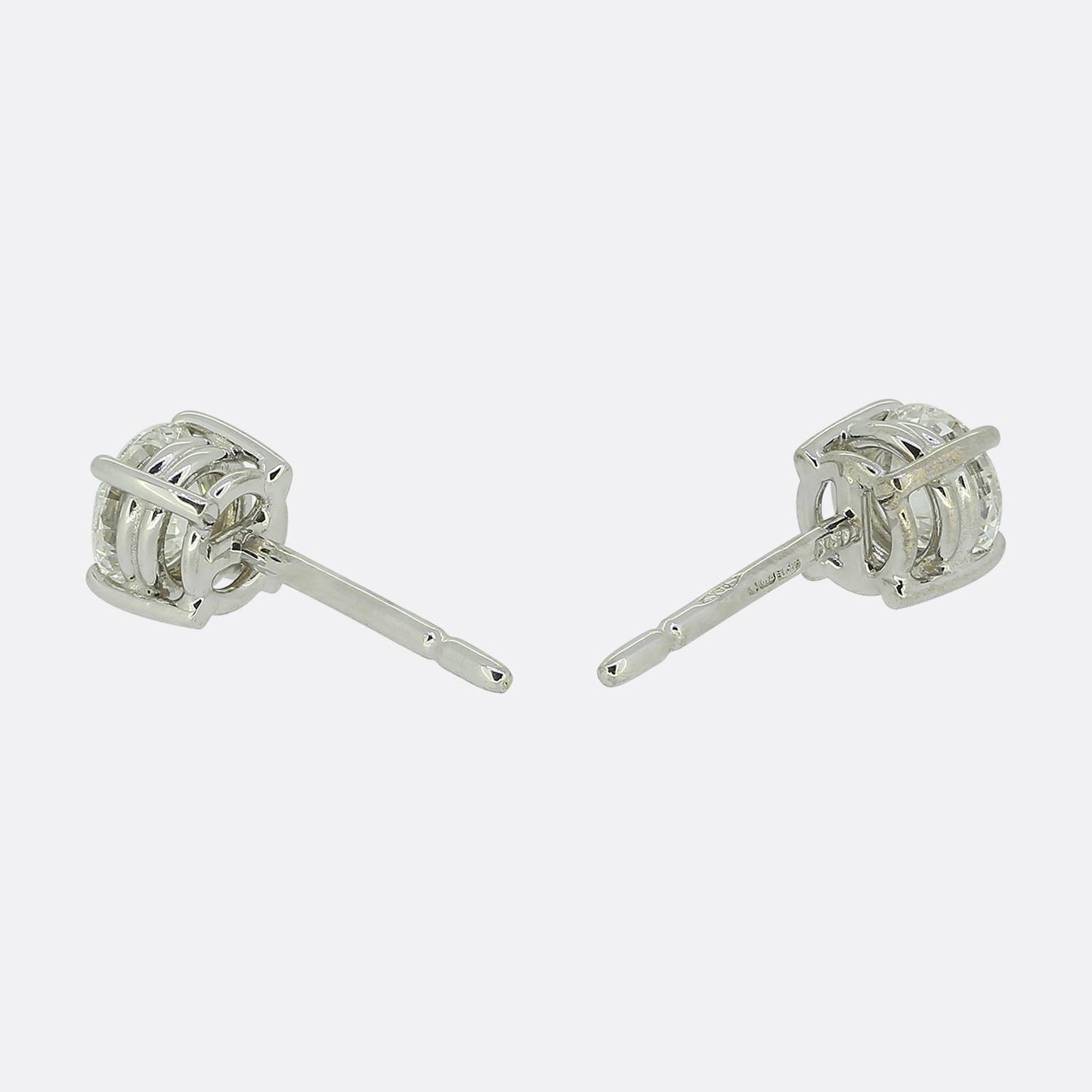 0.80 Carat Diamond Stud Earrings
