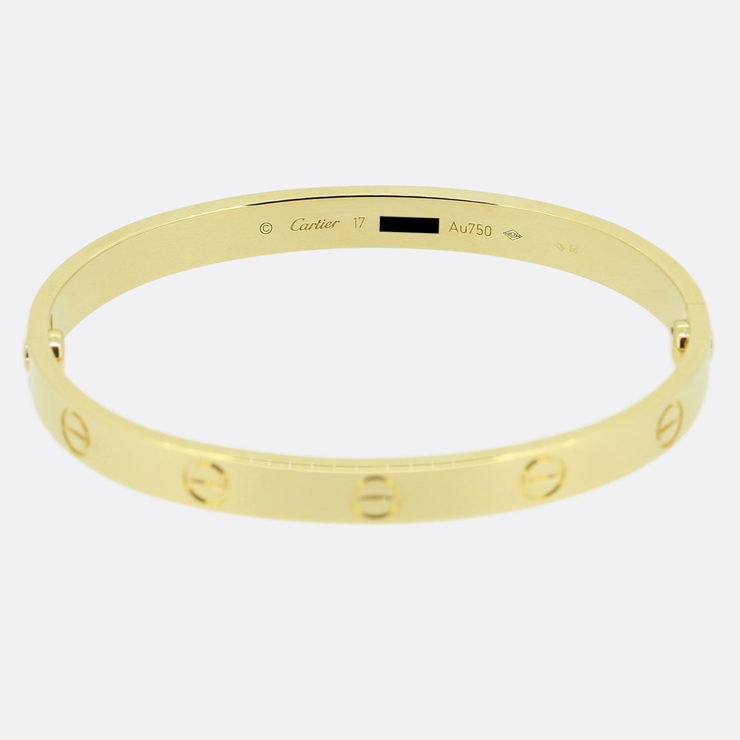 Cartier Classic LOVE Bangle Size 17