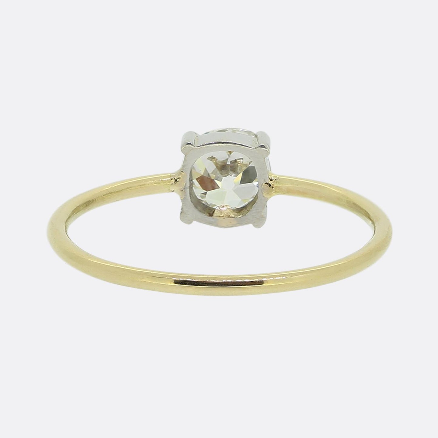 Antique 0.22 Carat Diamond Solitaire Ring