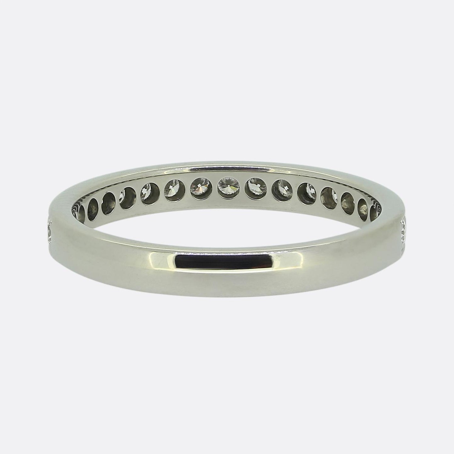 Cartier Diamond Half-Eternity Ring Size K (50)