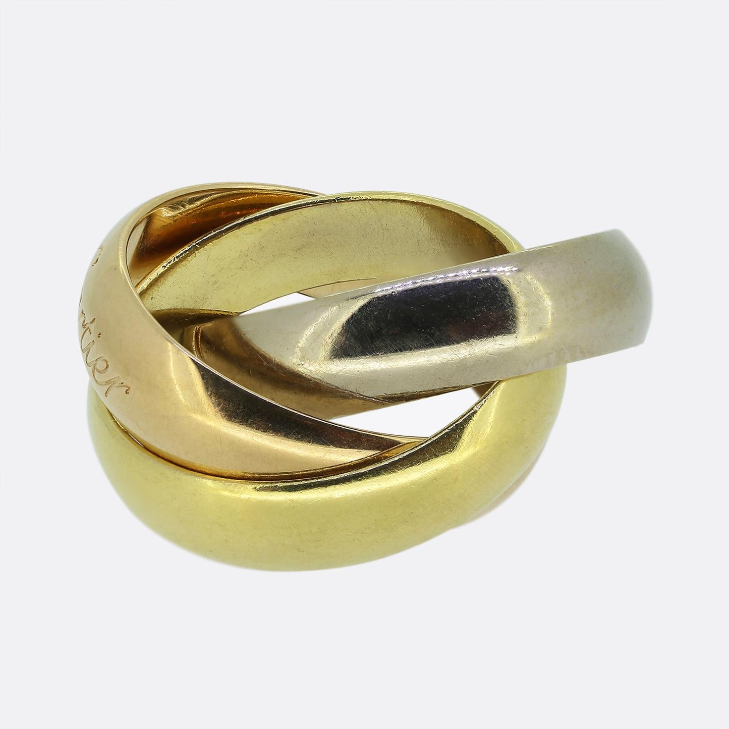 Cartier Large Model Trinity Ring Size H (46)