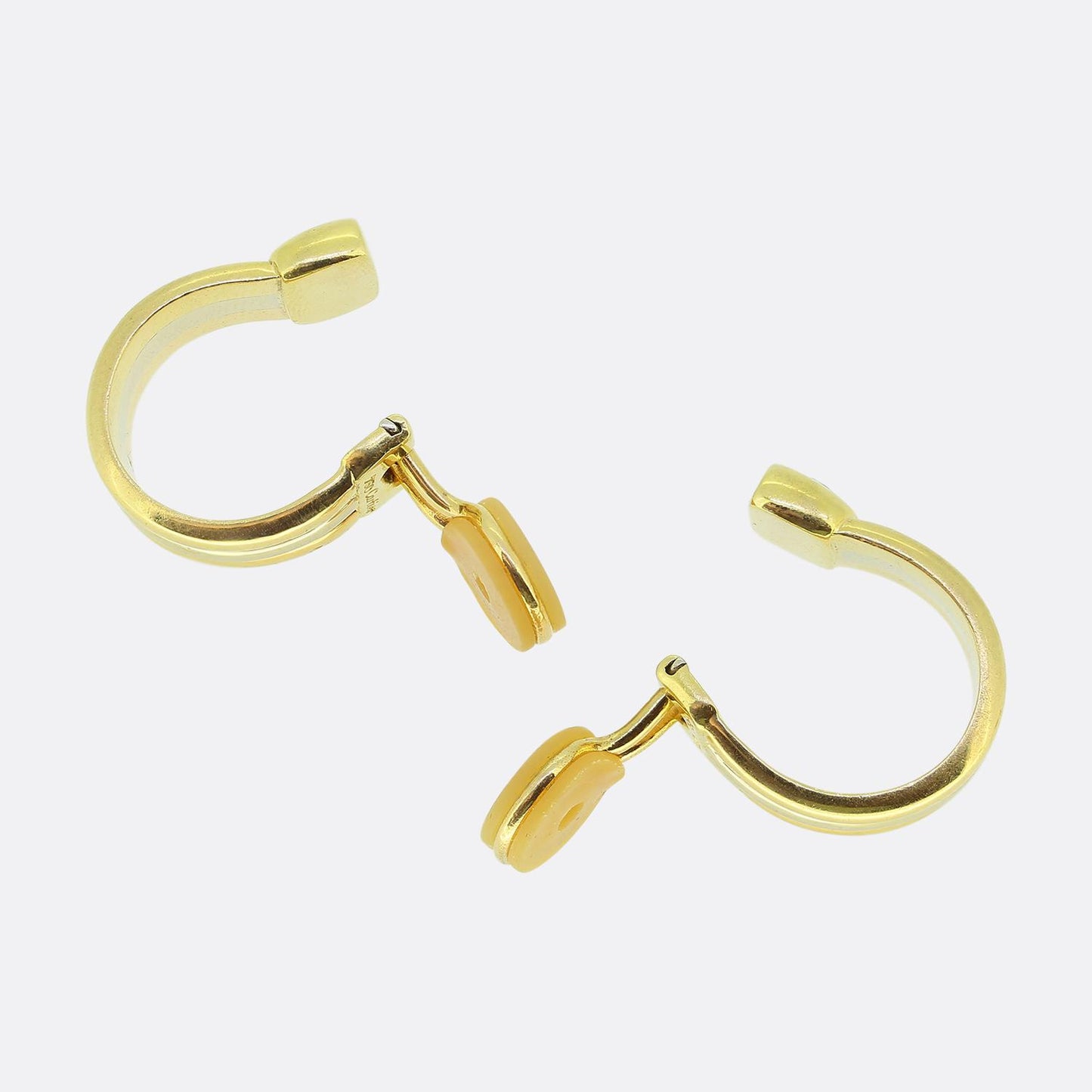 Cartier Trinity Hoop Diamond Earrings