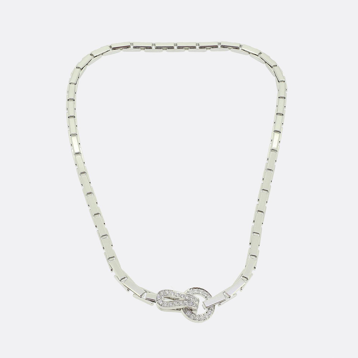 Cartier Agrafe Diamond Necklace