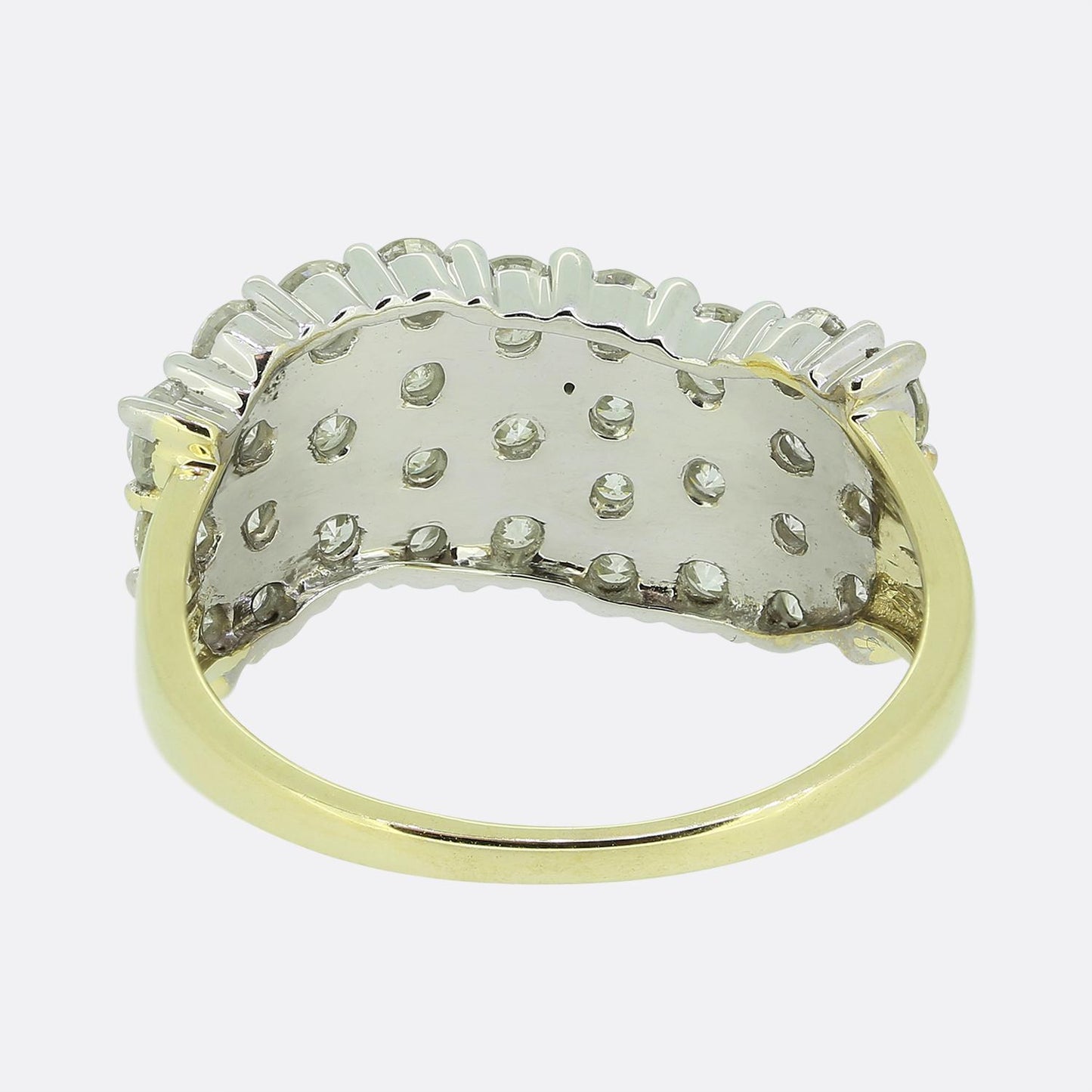 2.54 Carat Diamond Cluster Band