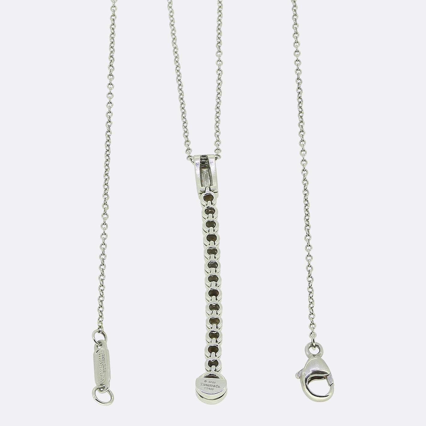Tiffany & Co. Diamond Drop Jazz Necklace