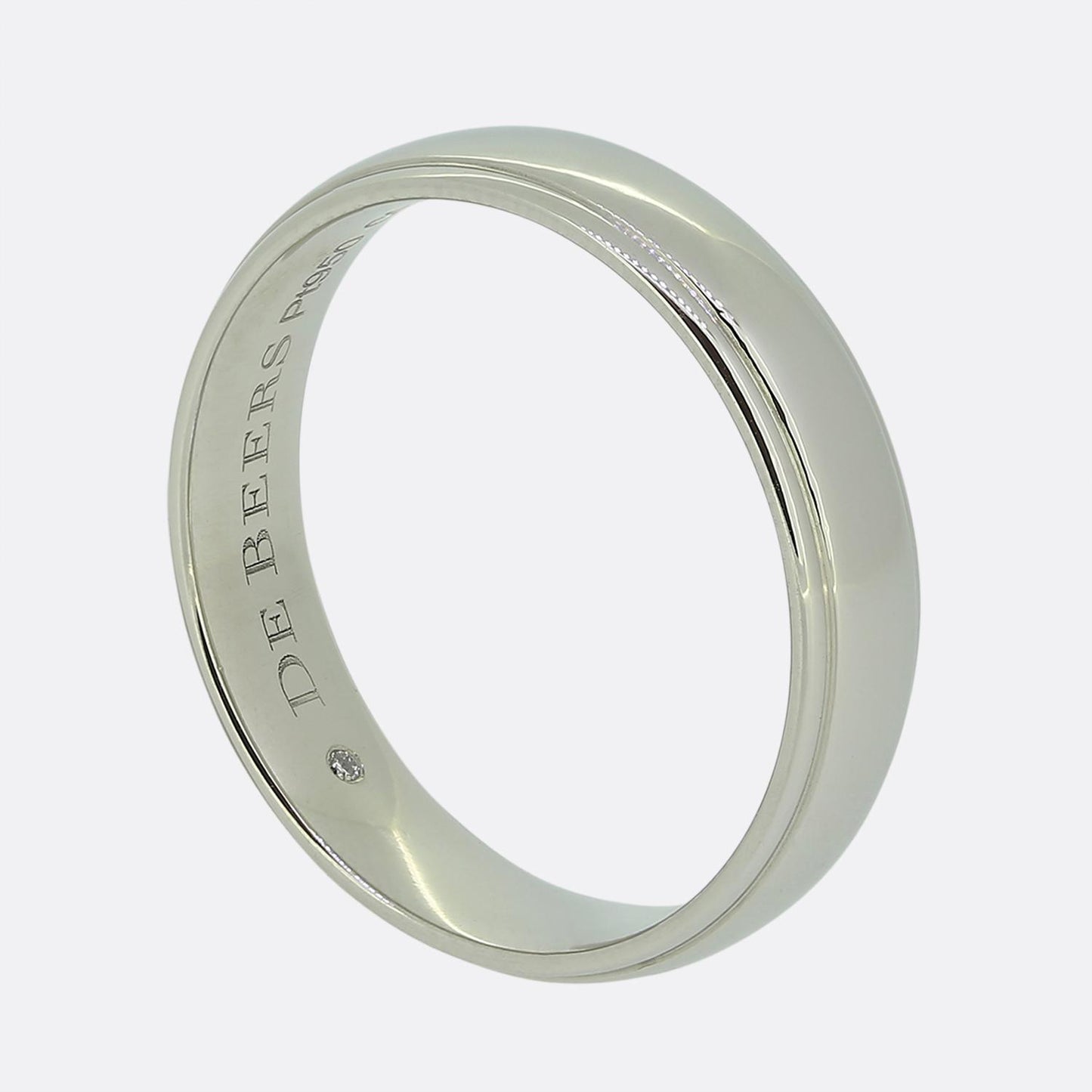 De Beers Wedding Band Ring