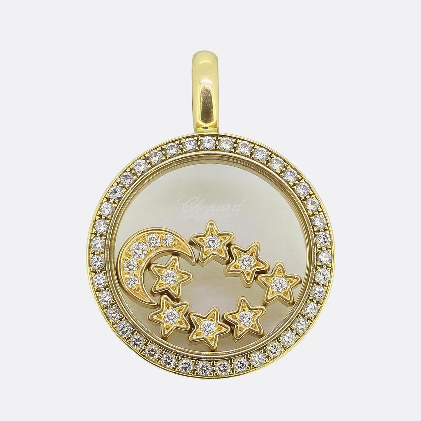 Chopard Happy Diamonds Moon and Stars Pendant