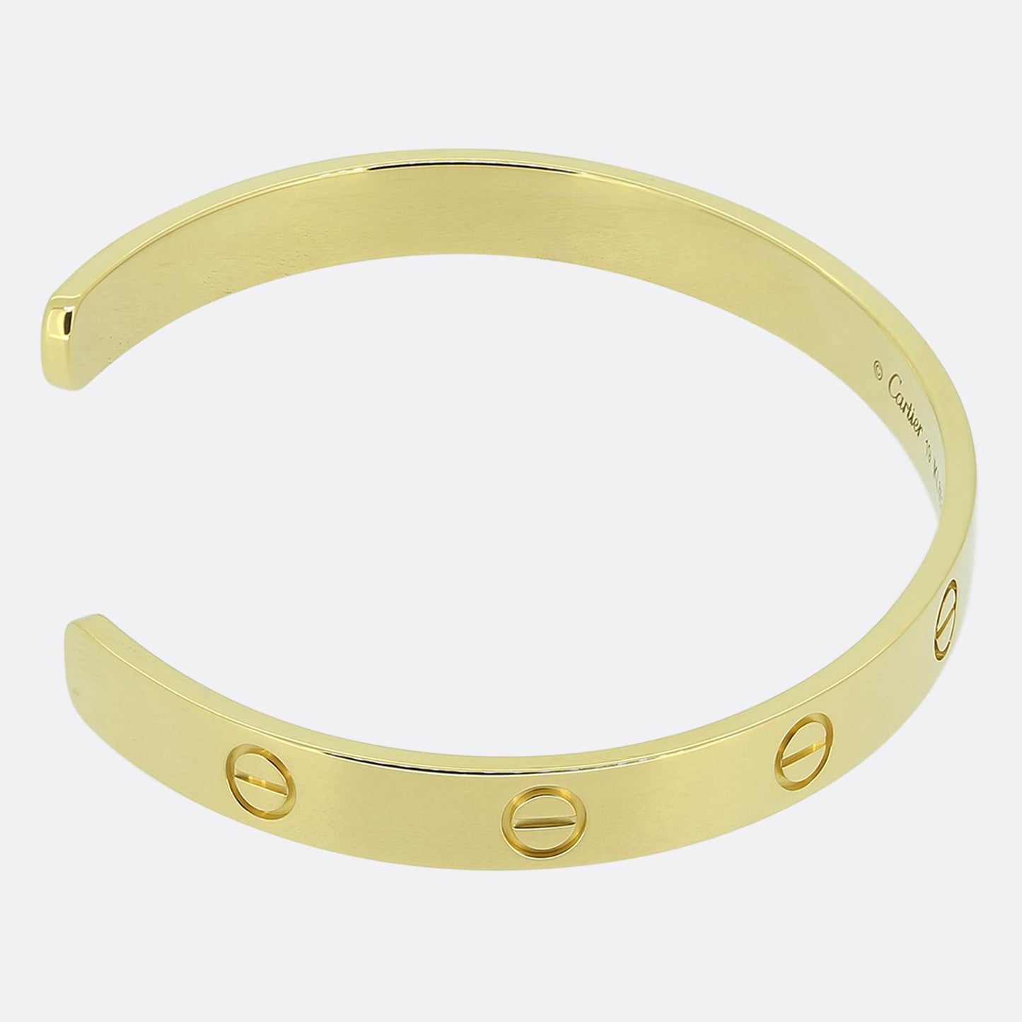Cartier LOVE Cuff Bangle Size 19