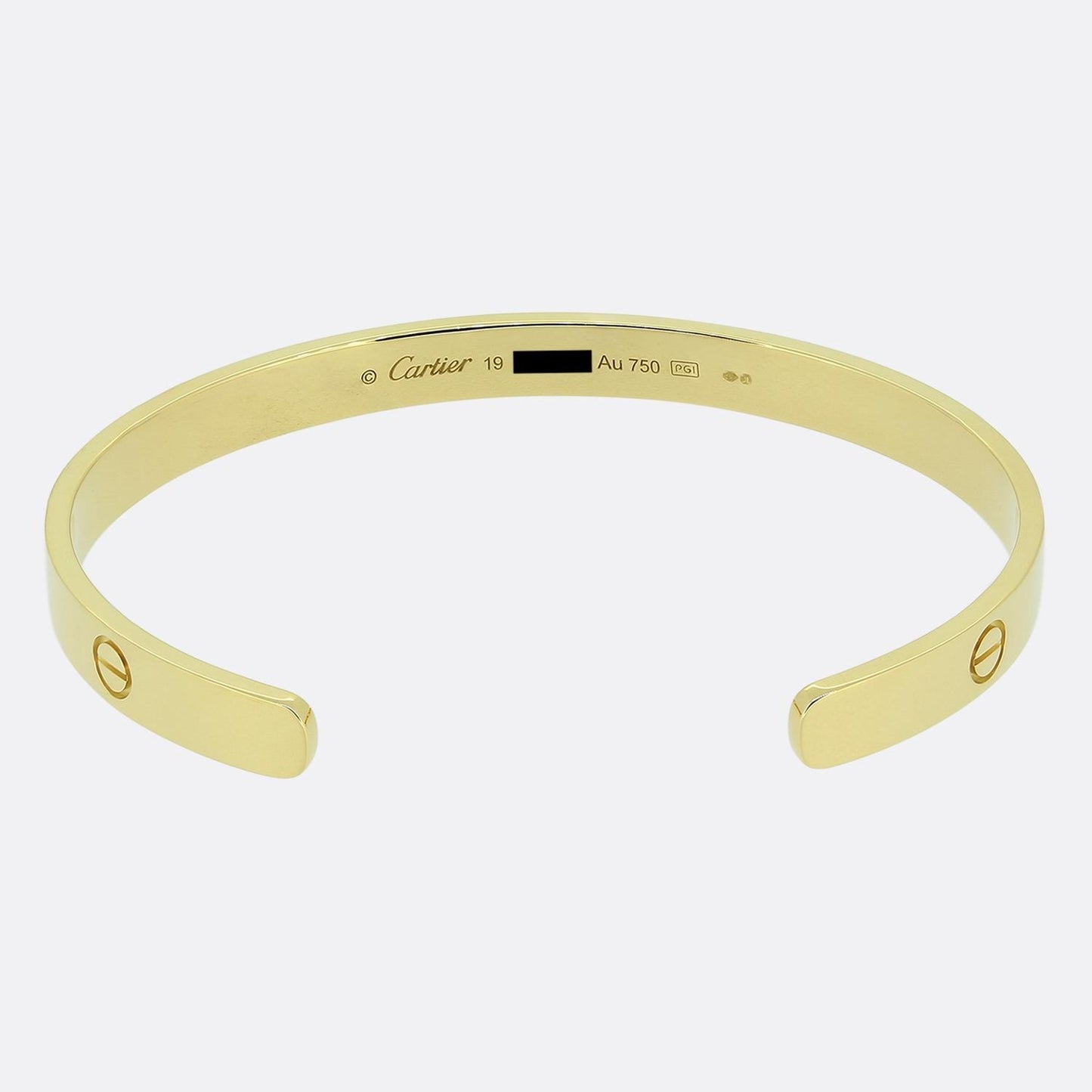 Cartier LOVE Cuff Bangle Size 19