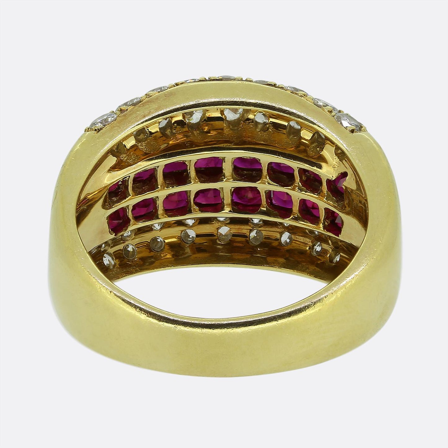 Vintage Ruby and Diamond Ring