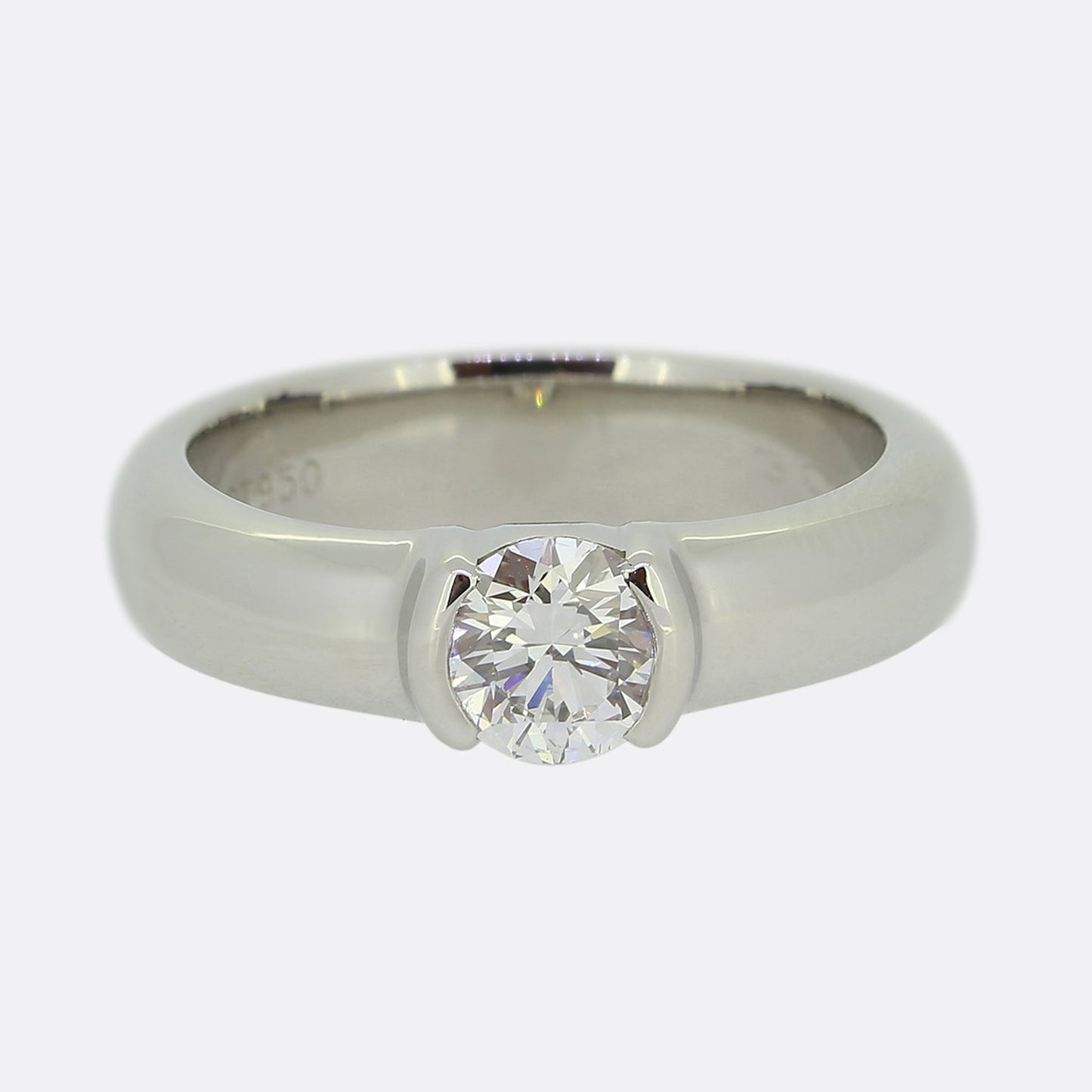 Tiffany & Co. 0.53 Carat Etoile Diamond Solitaire Ring