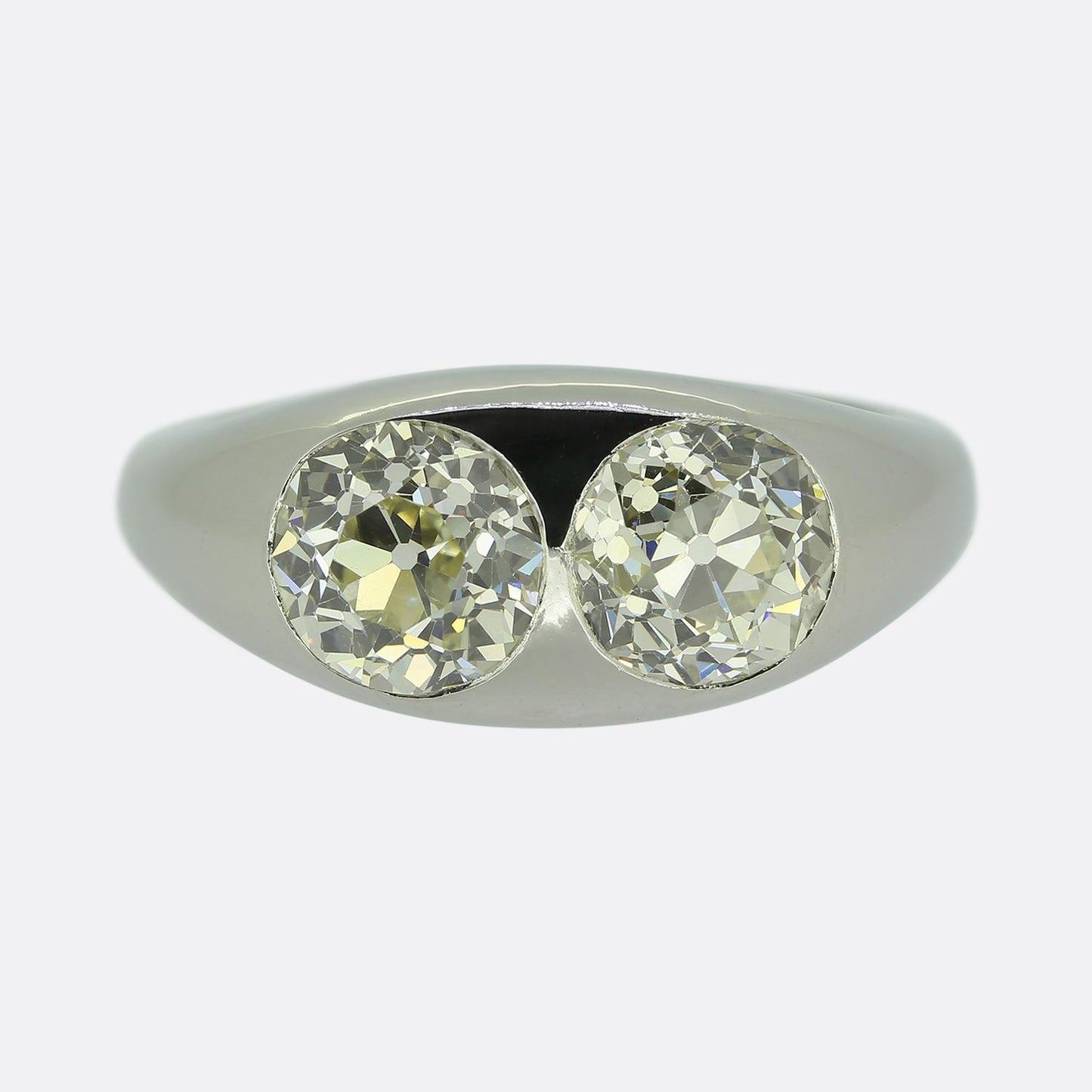Antique Diamond Two-Stone Ring