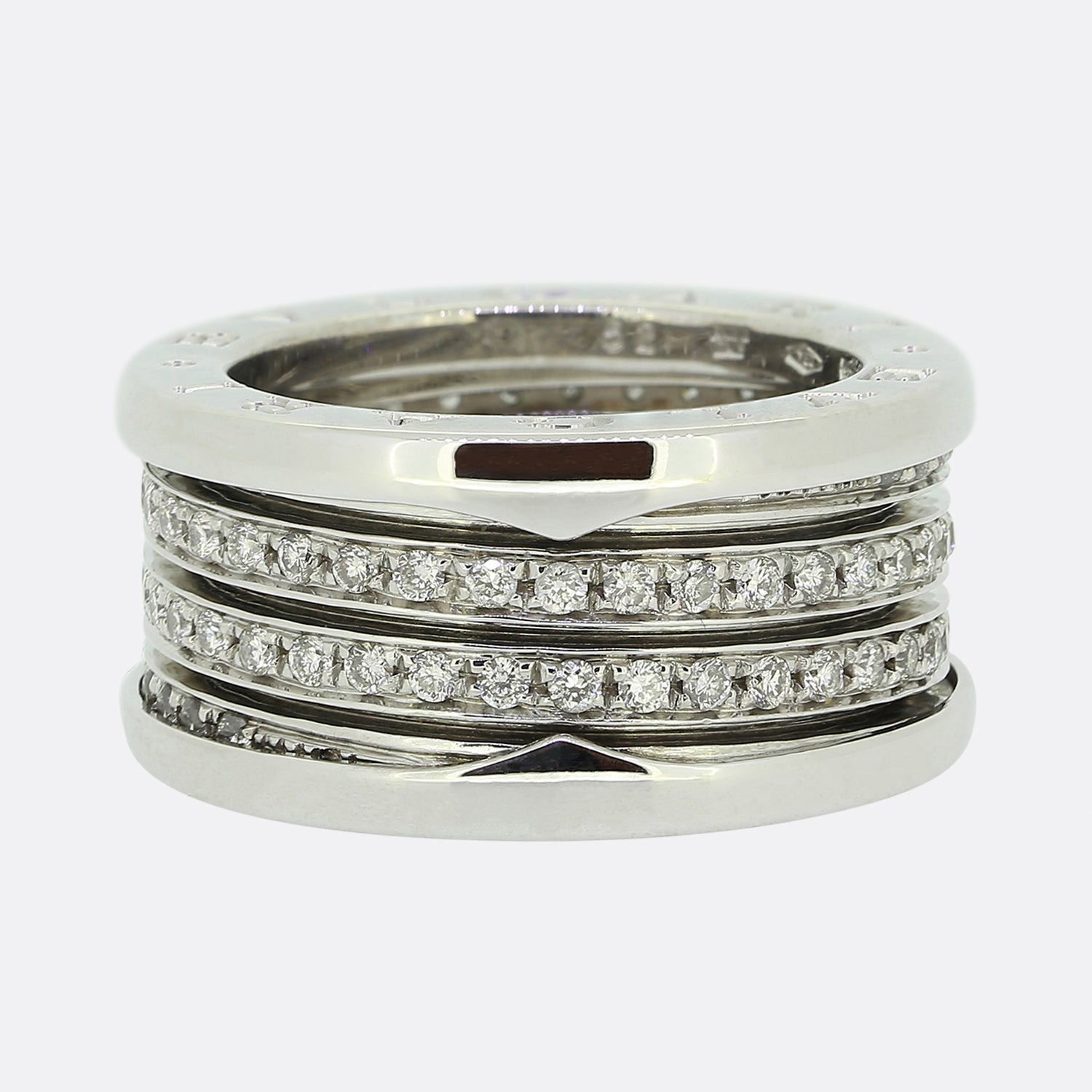 Bulgari b zero diamond ring hotsell