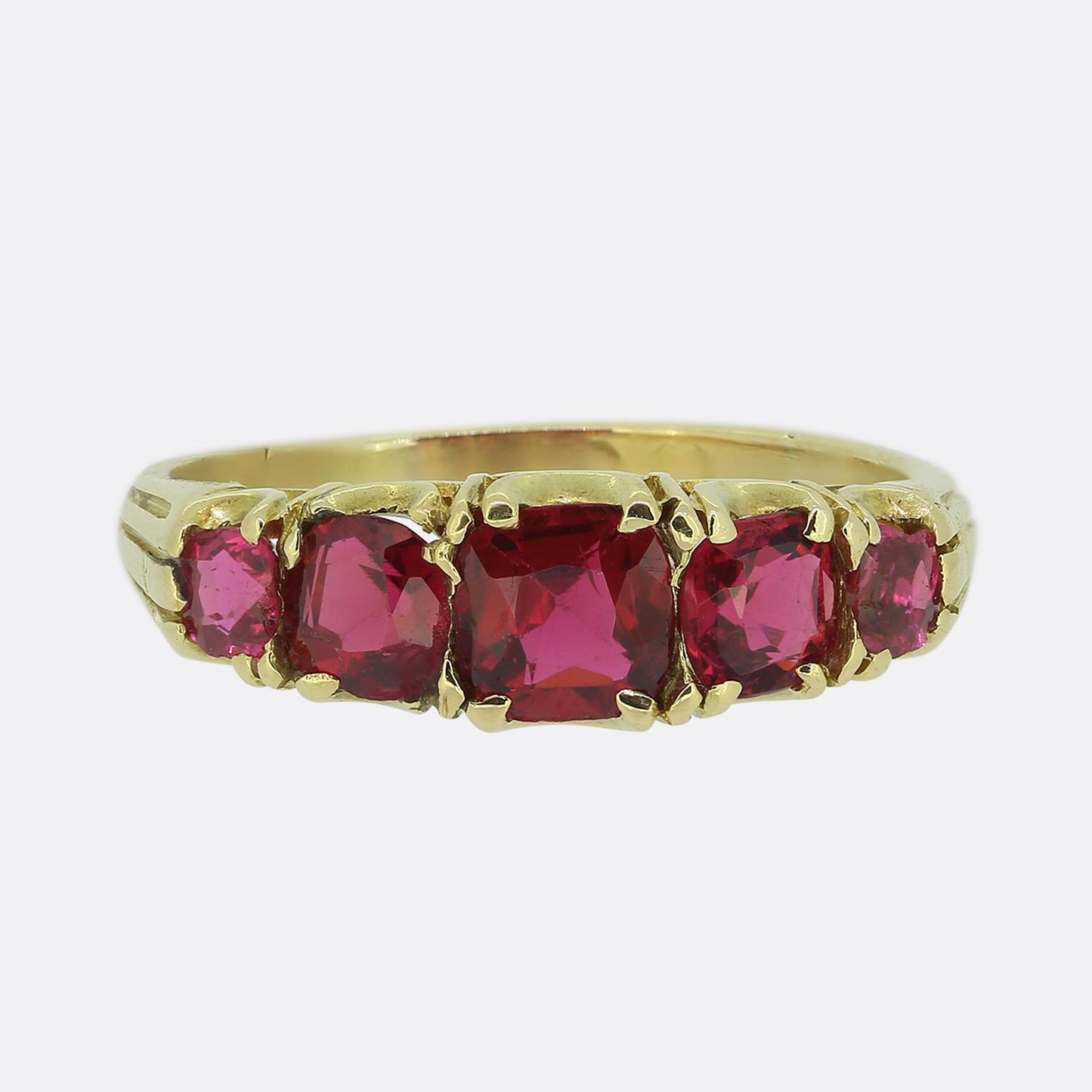 Antique Spinel Five Stone Ring