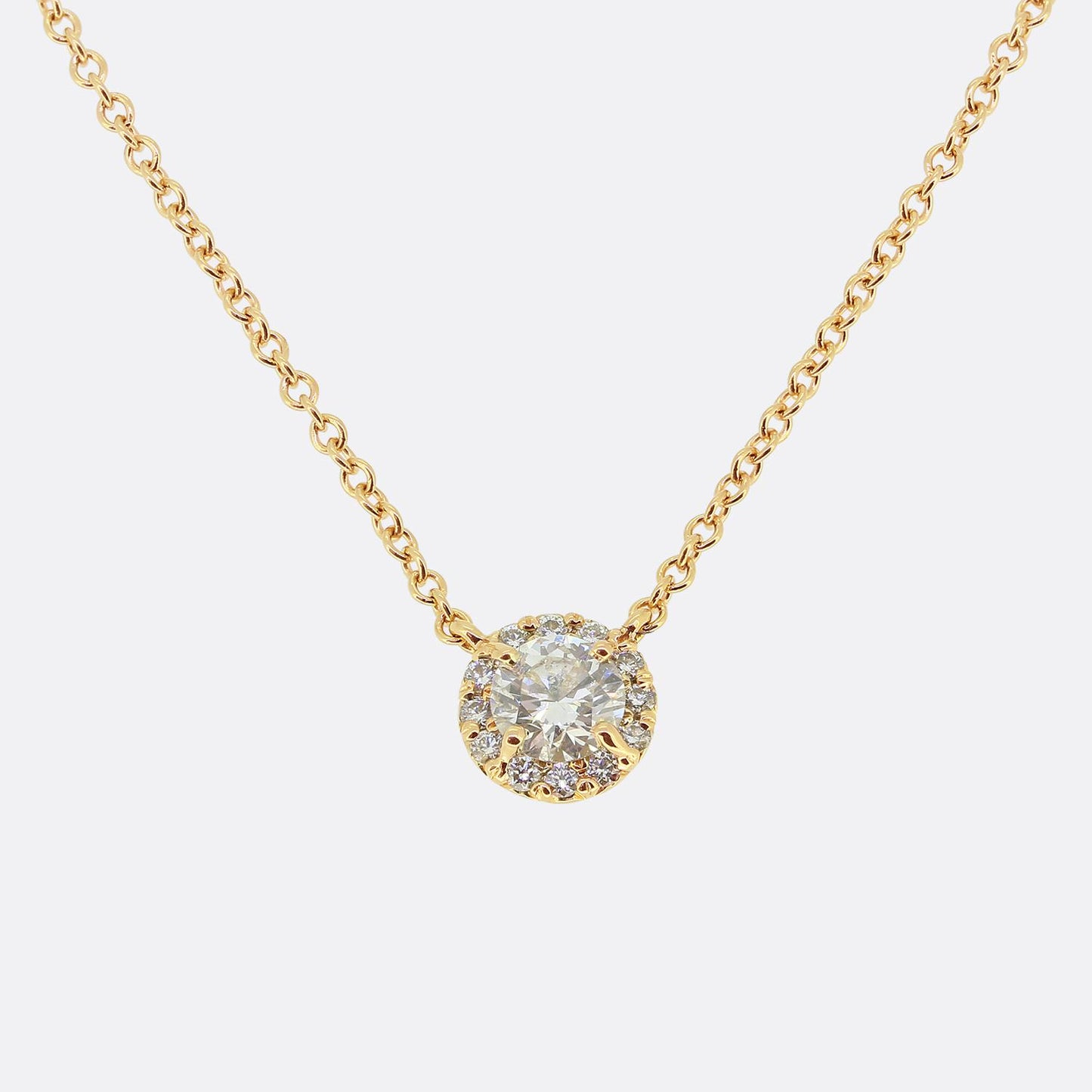 Tiffany & Co. 0.20 Carat Diamond Soleste Necklace
