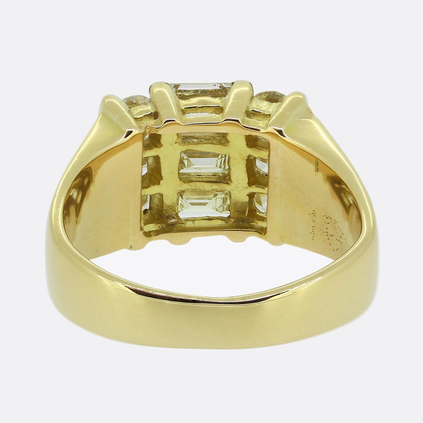 Vintage Diamond Cluster Ring