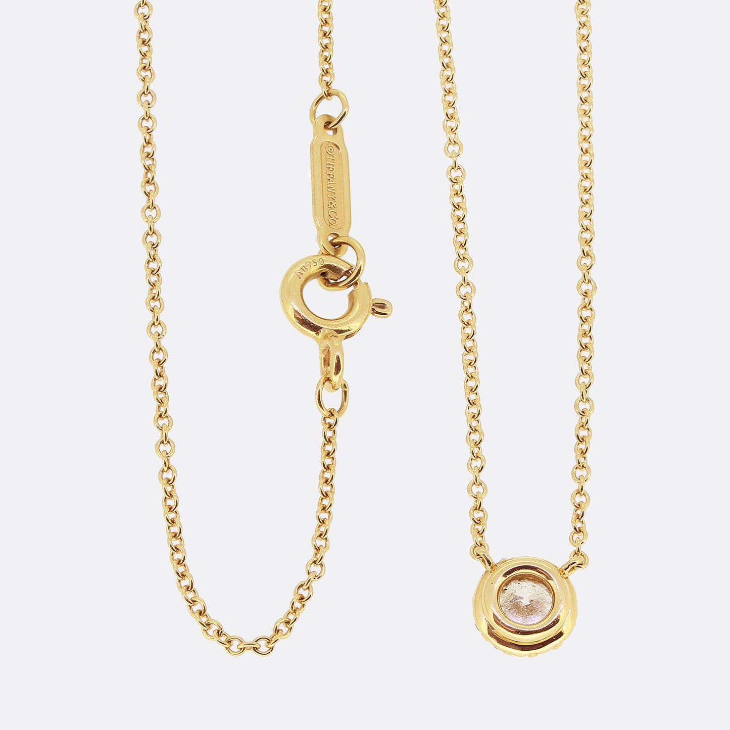Tiffany & Co. 0.20 Carat Diamond Soleste Necklace