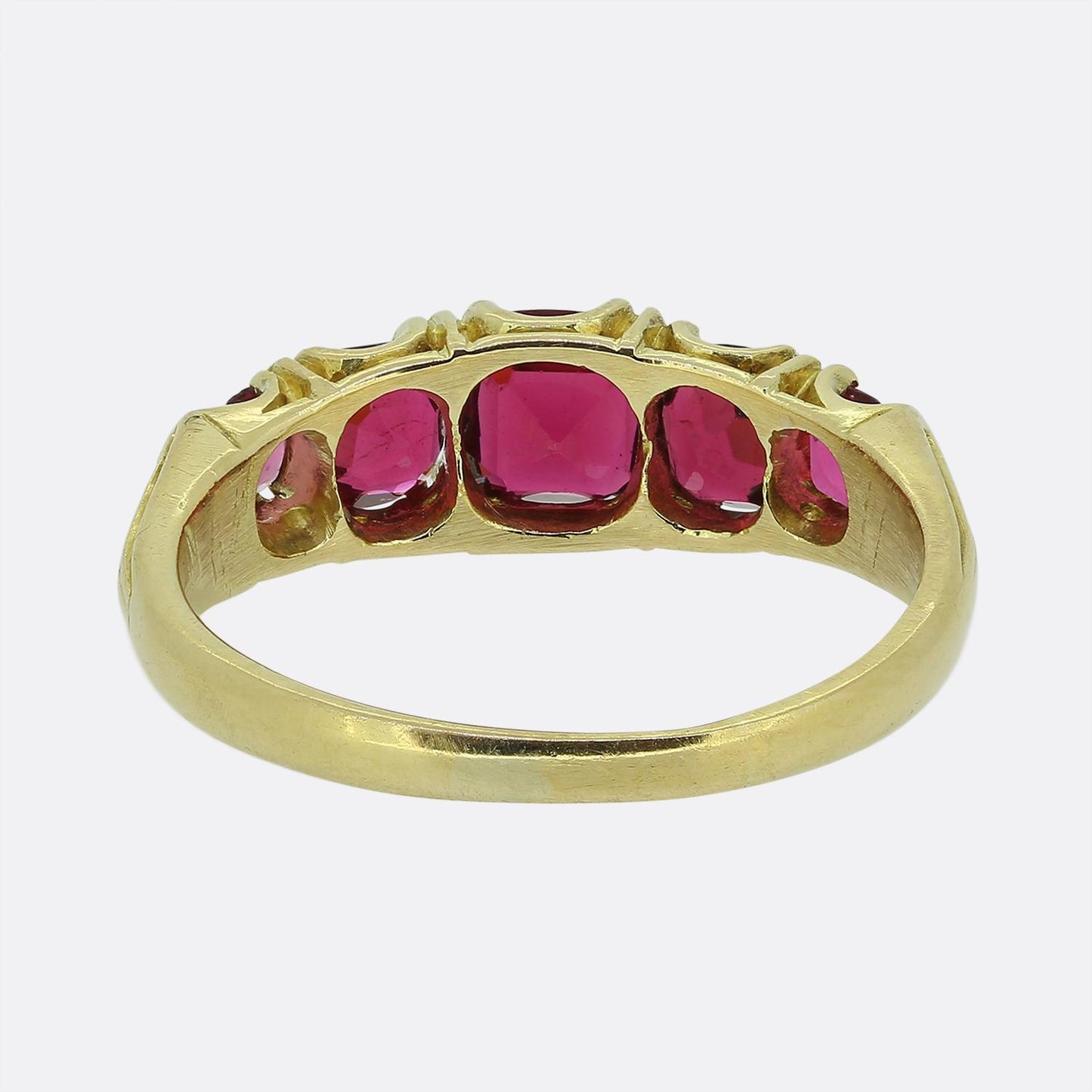 Antique Spinel Five Stone Ring