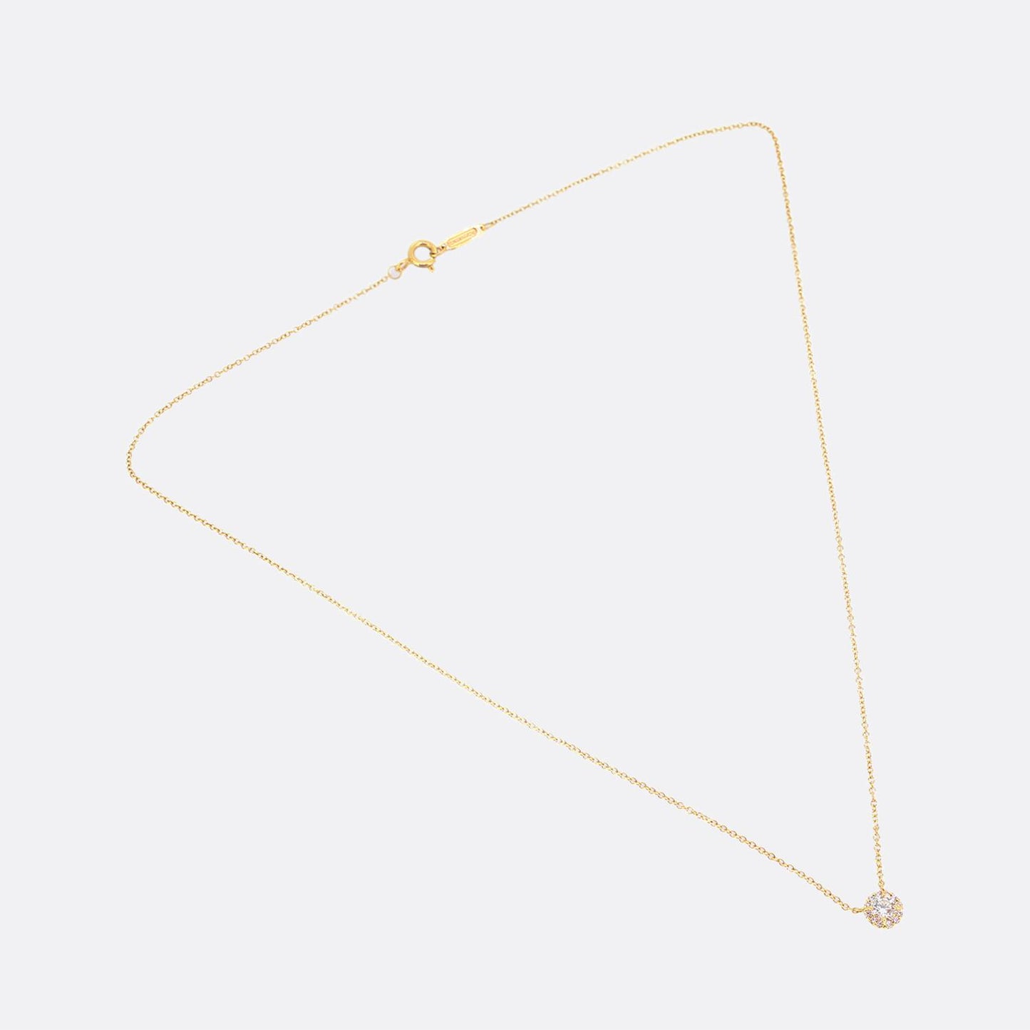 Tiffany & Co. 0.20 Carat Diamond Soleste Necklace