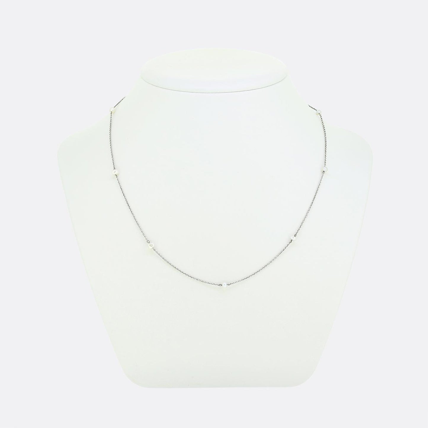 Edwardian Natural Pearl Set Chain