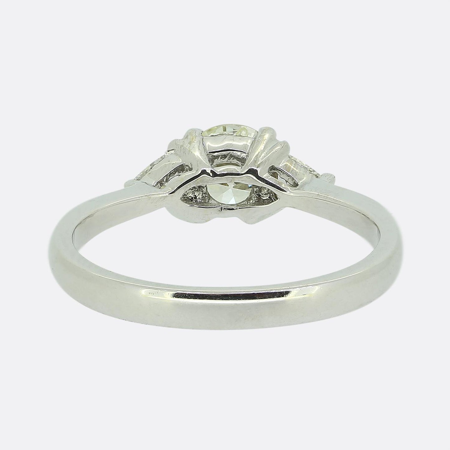 Three-Stone Diamond Engagement Ring