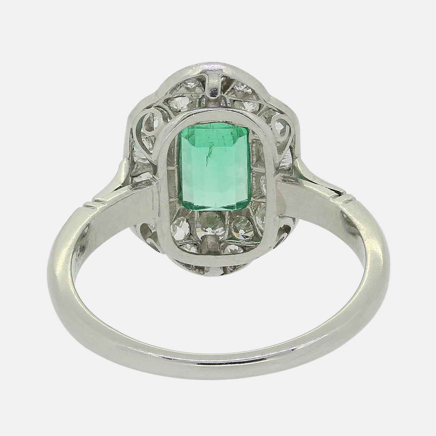 Vintage Emerald and Diamond Ring