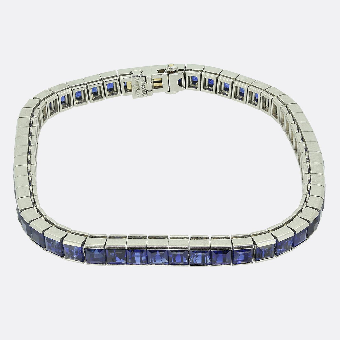 Tiffany & Co. Art Deco Sapphire Line Bracelet