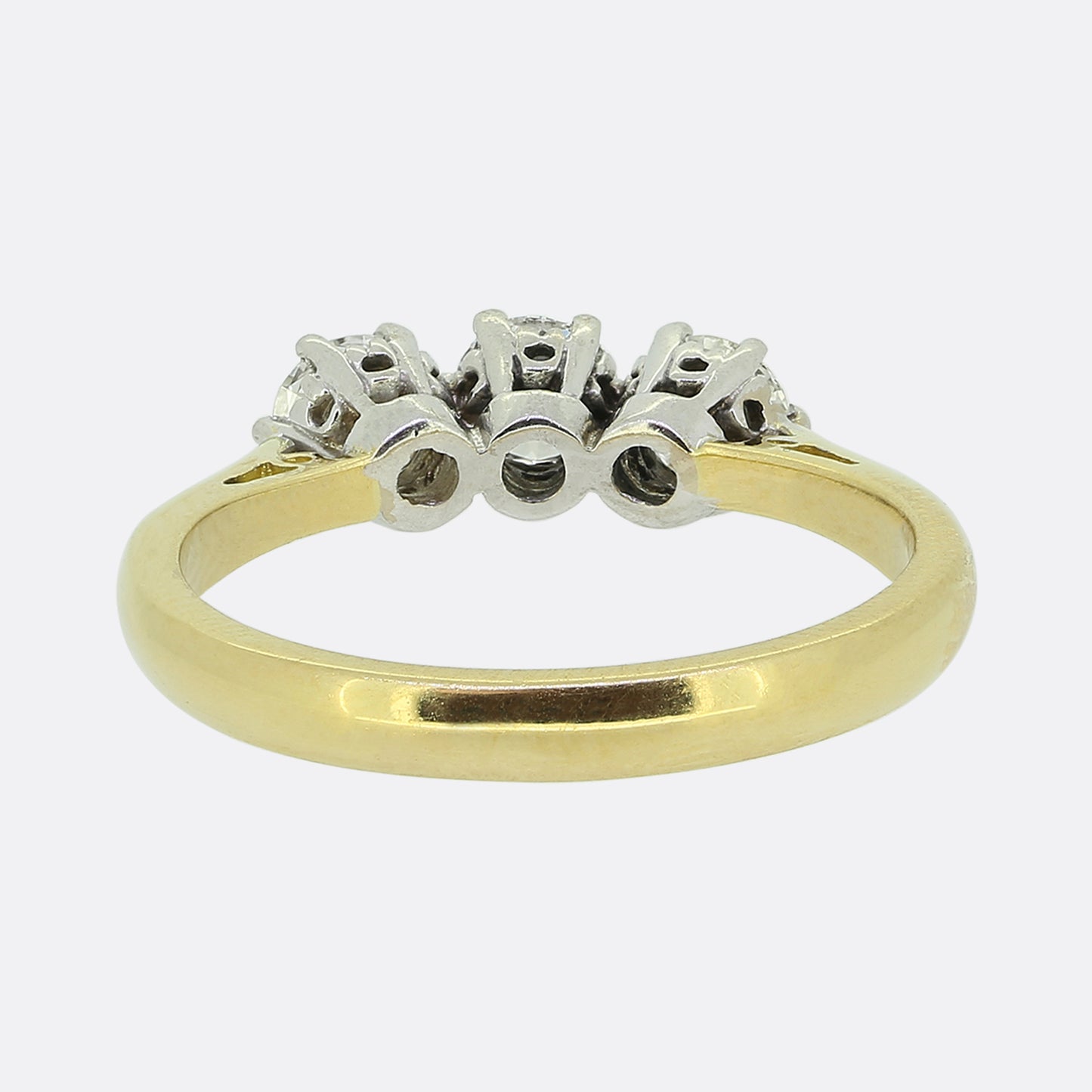 0.75 Carat Three-Stone Diamond Ring