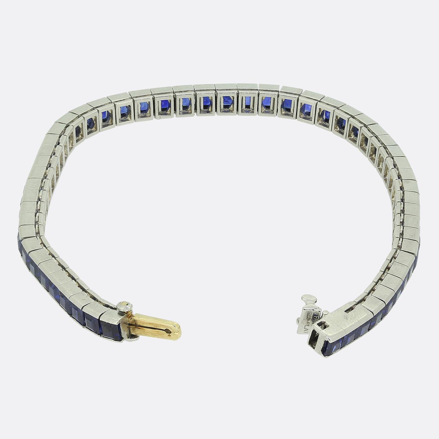 Tiffany & Co. Art Deco Sapphire Line Bracelet