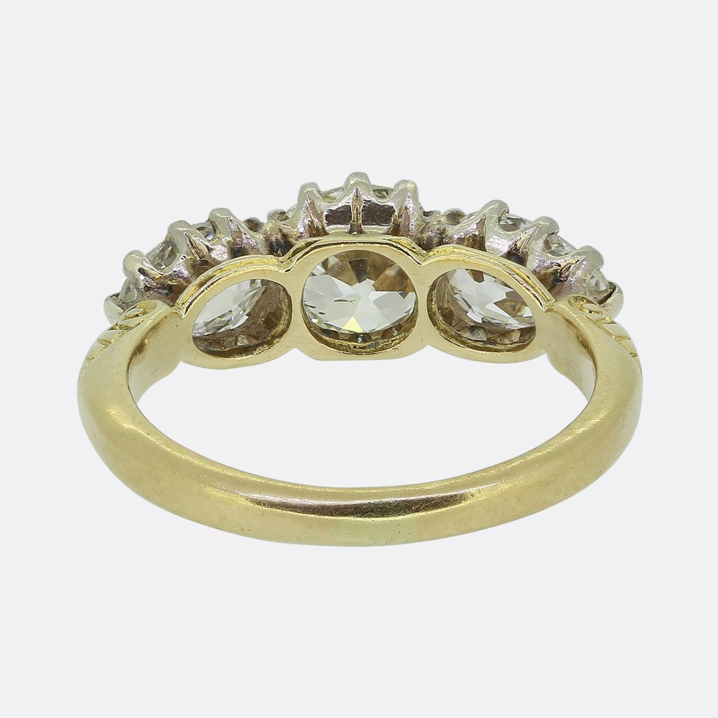 Victorian Three-Stone Diamond Ring