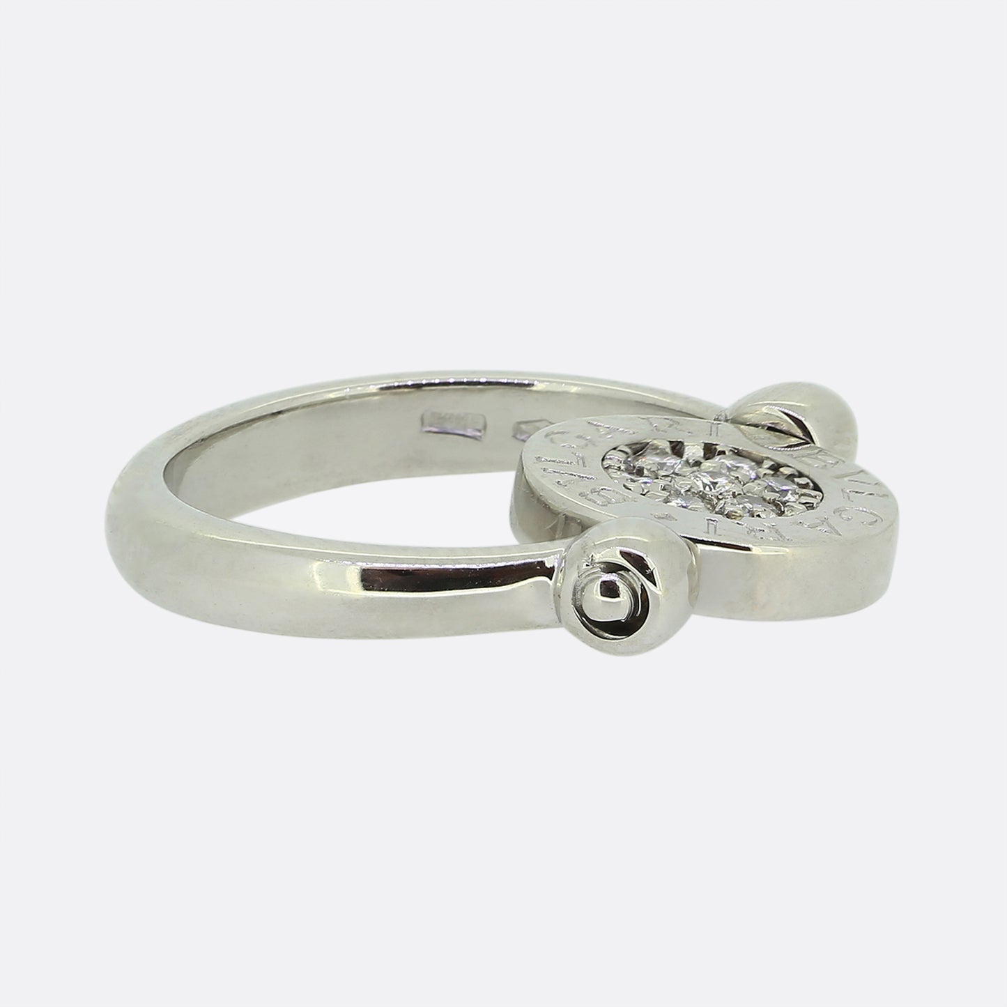 Bvlgari Onyx and Diamond Ring
