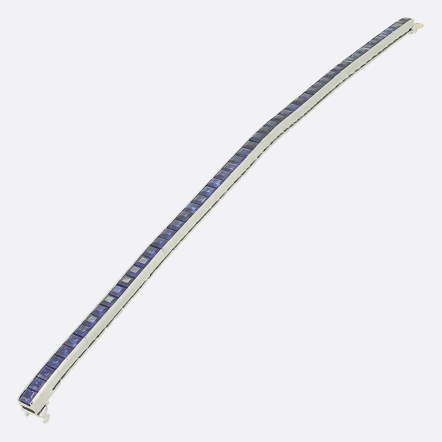 Tiffany & Co. Art Deco Sapphire Line Bracelet