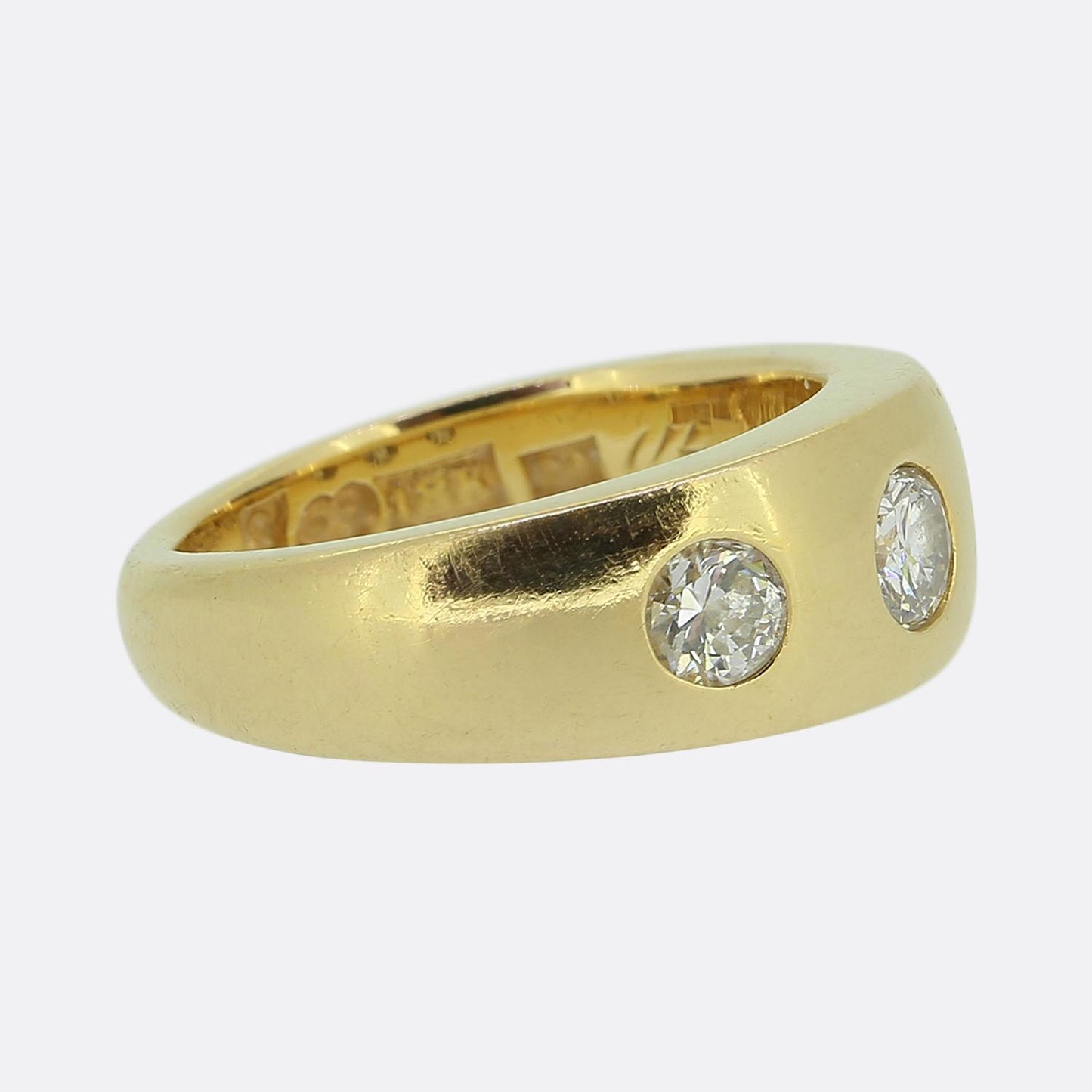 Vintage Three-Stone Diamond Ring