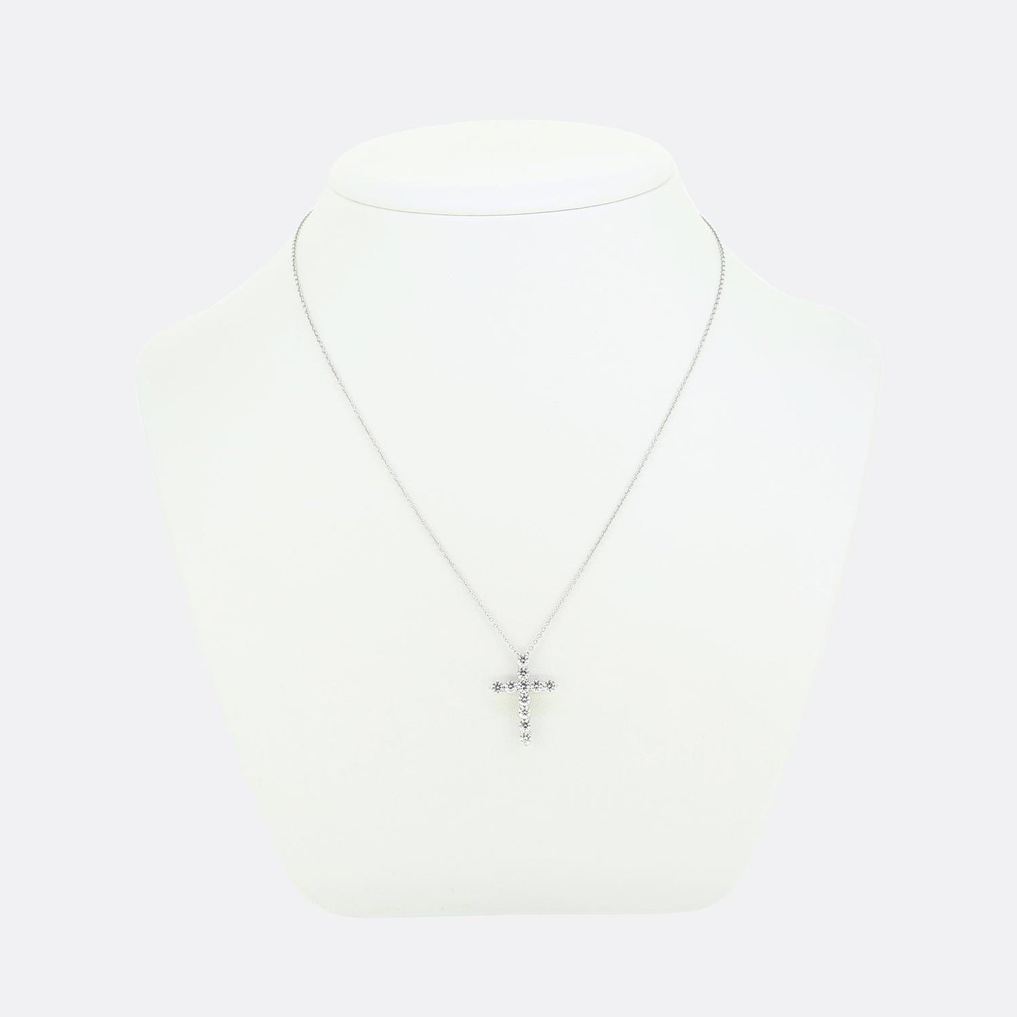 Tiffany & Co. Diamond Cross Necklace
