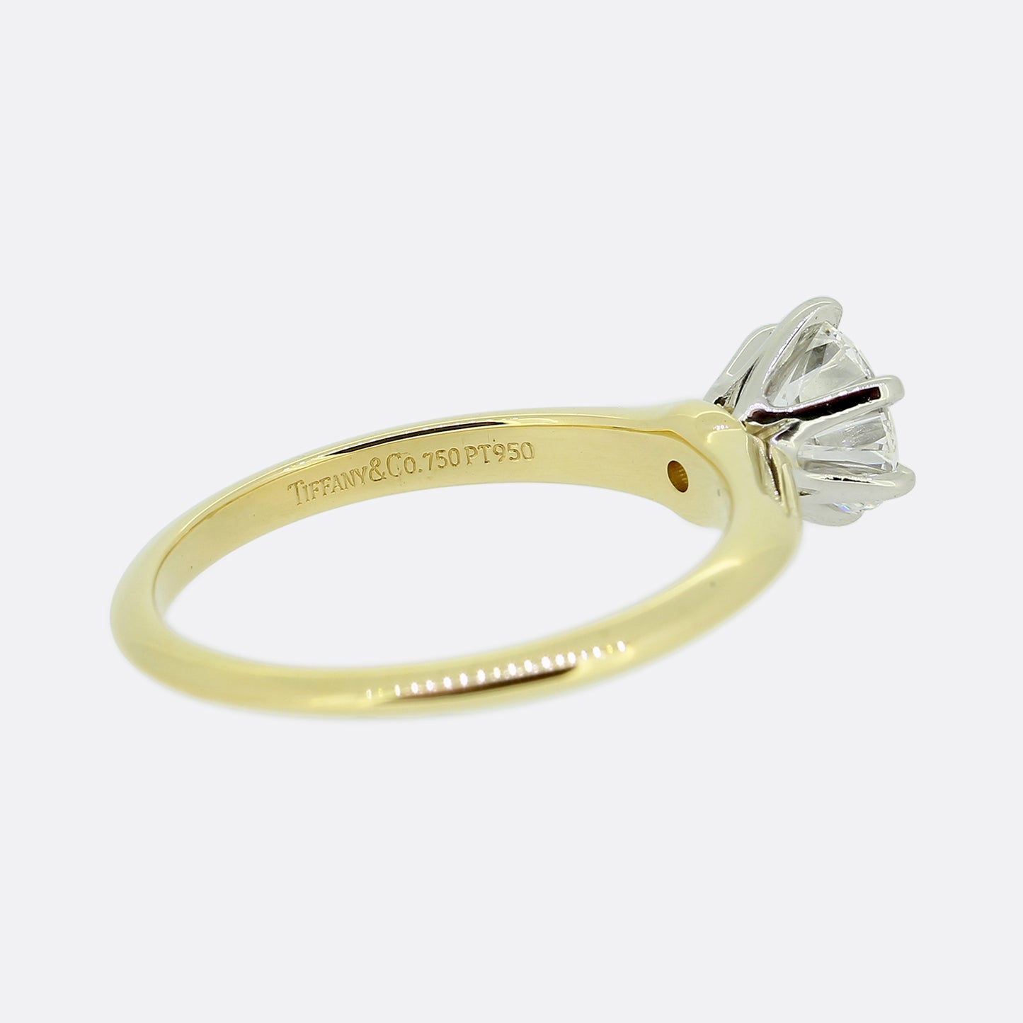 Tiffany & Co. 0.96 Carat Diamond Engagement Ring
