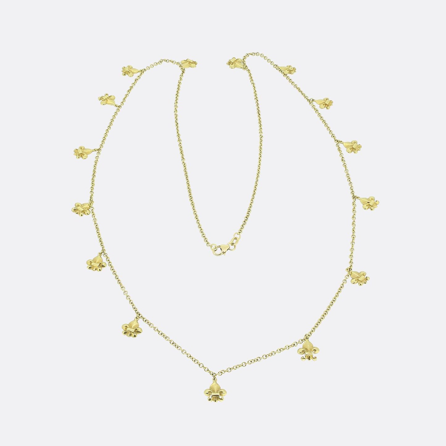 Vintage Fleur de Lis Necklace