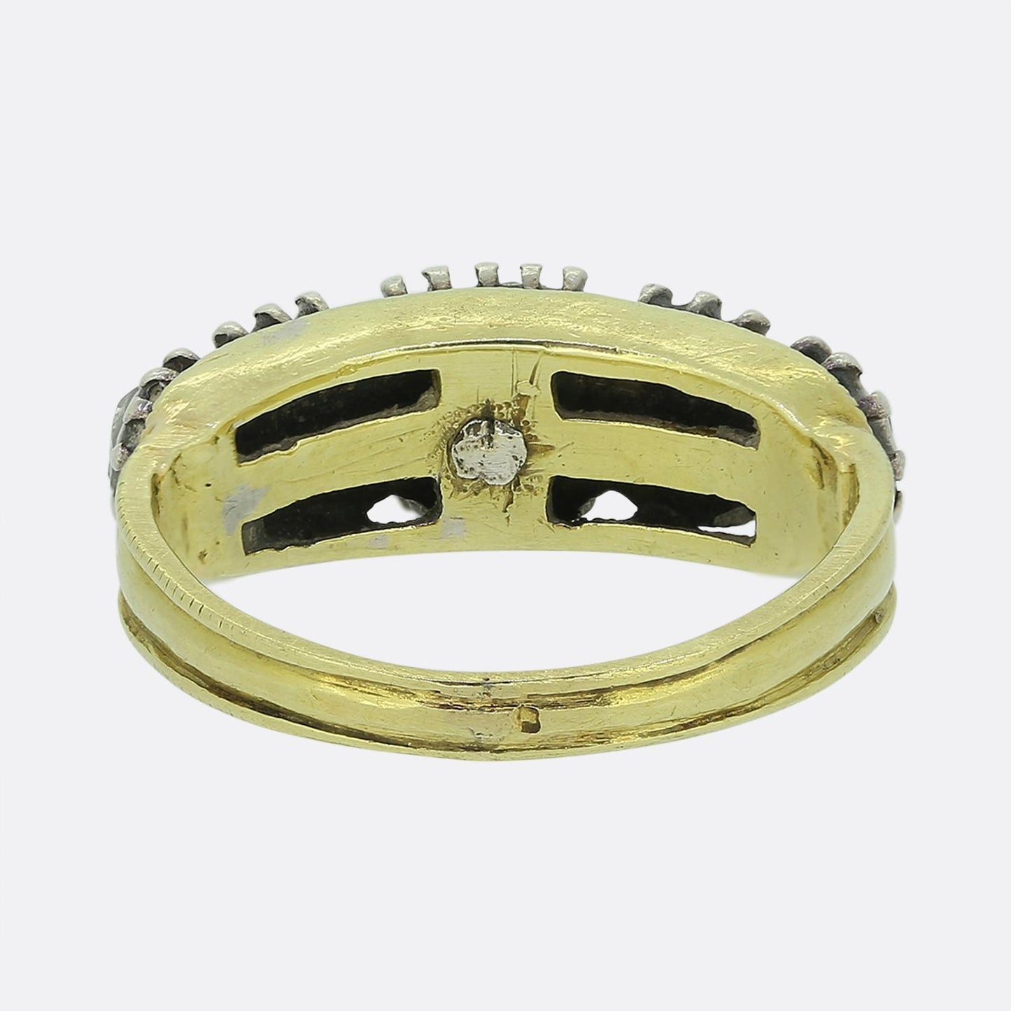 Georgian Rose Cut Diamond Five-Stone Ring