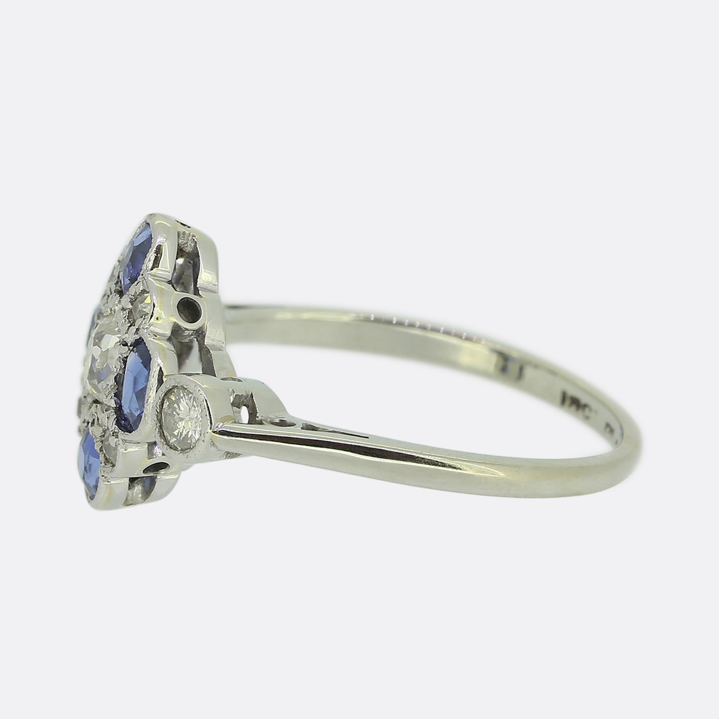 Art Deco Sapphire and Diamond Ring