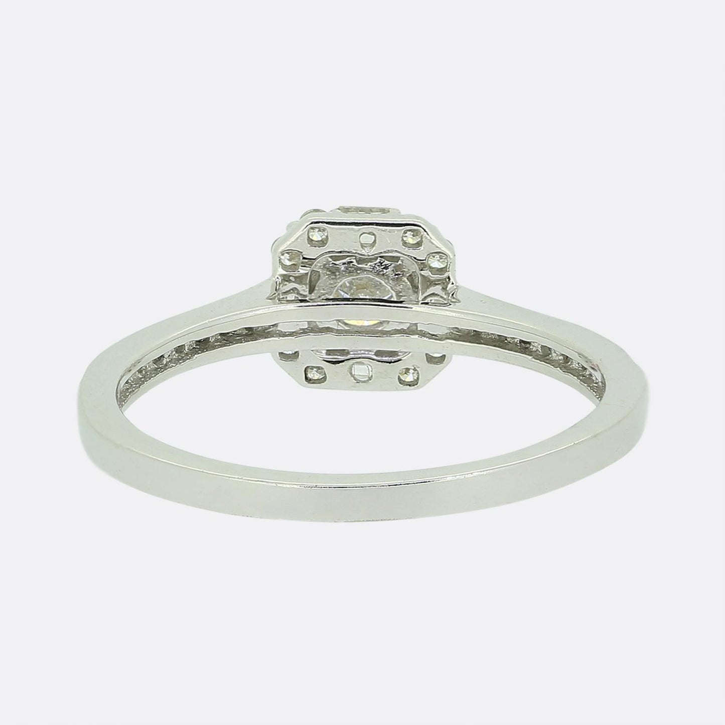 0.50 Carat Diamond Halo Ring