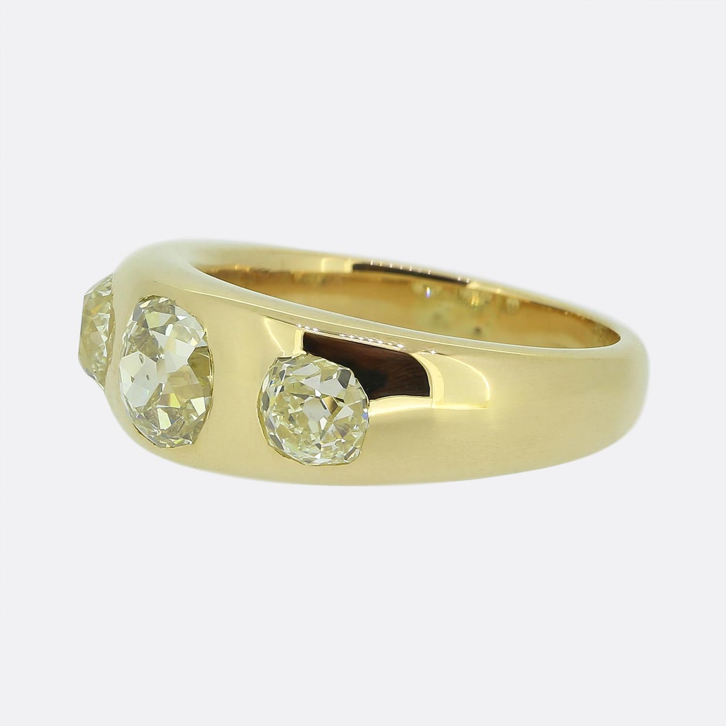 Antique Old Cut Diamond Gypsy Ring