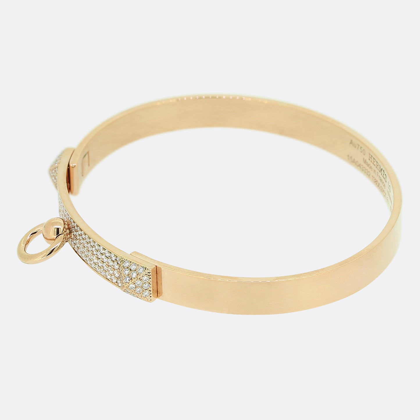 Hermès Collier De Chien Diamond Bangle