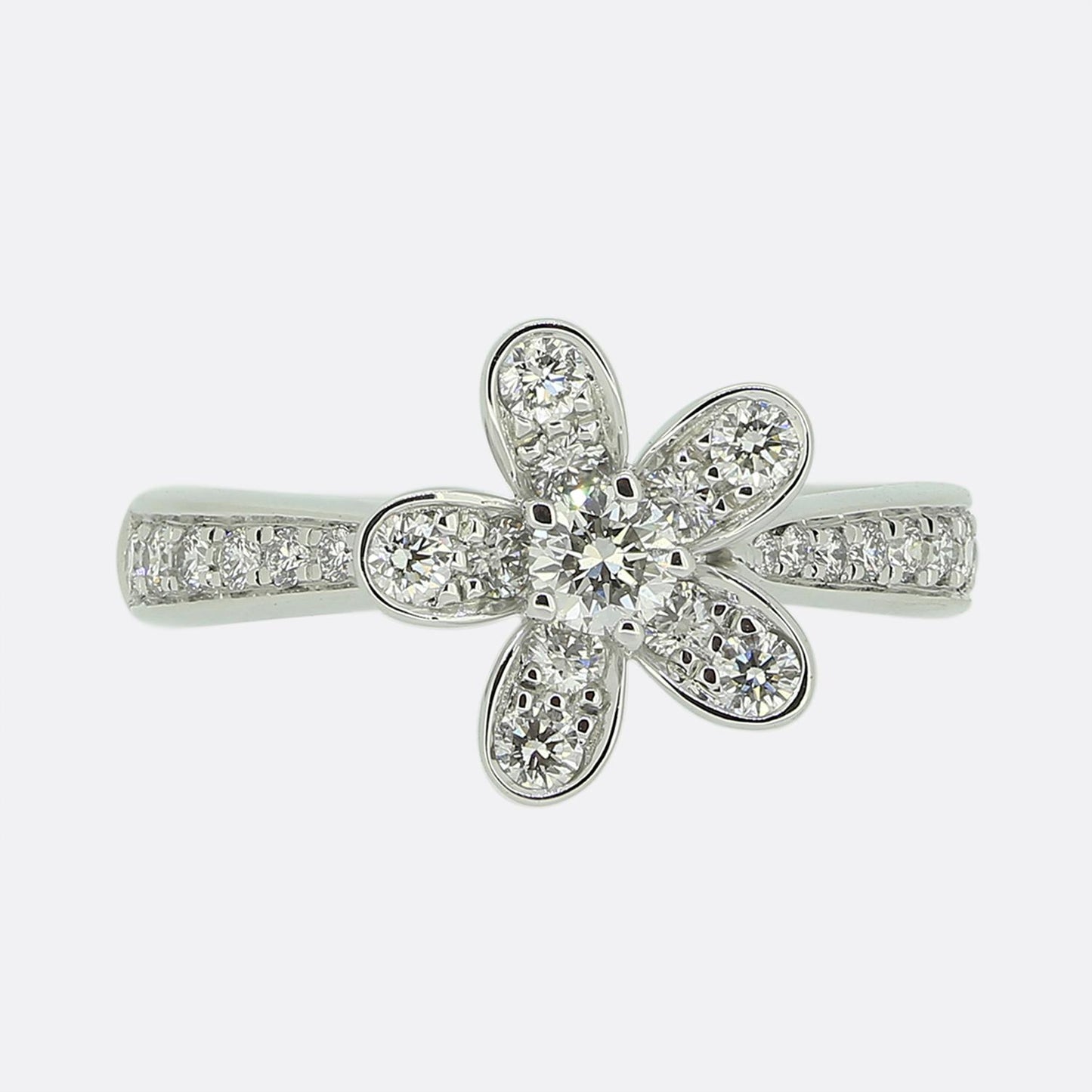 Van Cleef & Arples Diamond Socrate Ring