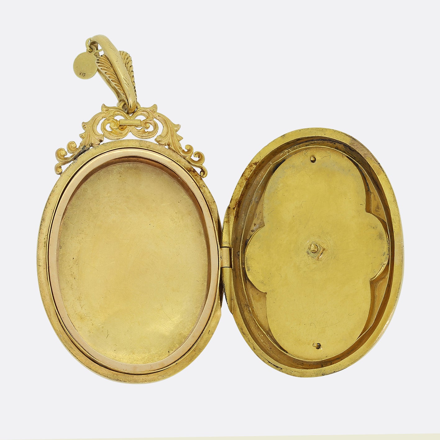 Victorian Multi Gemstone Dragonfly Locket Pendant