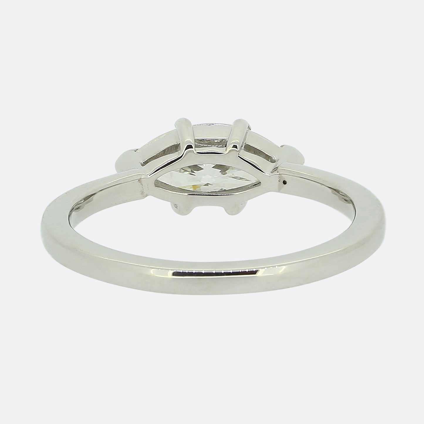 0.75 Carat Marquise Cut Diamond Engagement Ring