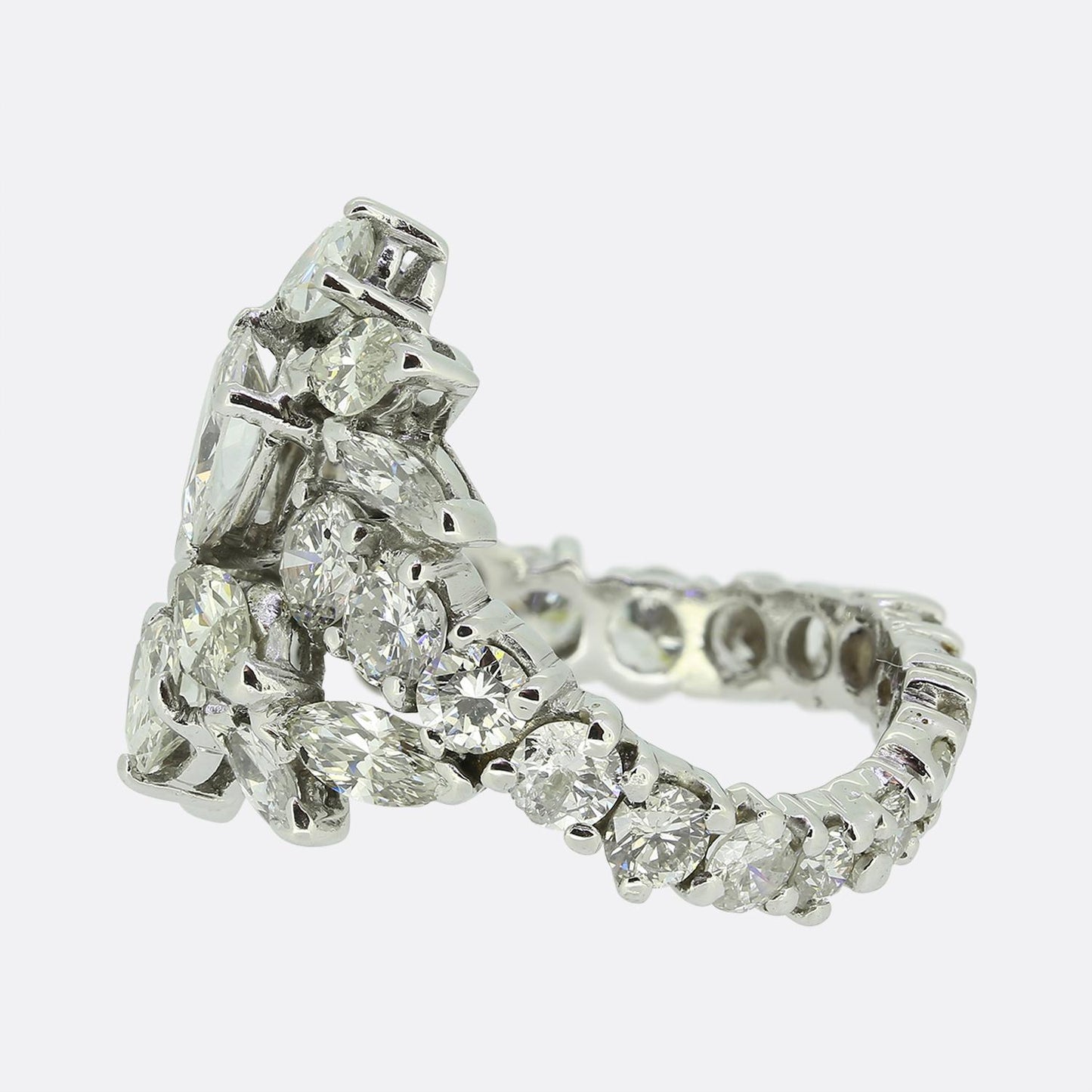 Multi Diamond Cluster Ring Size K 1/2 (51)