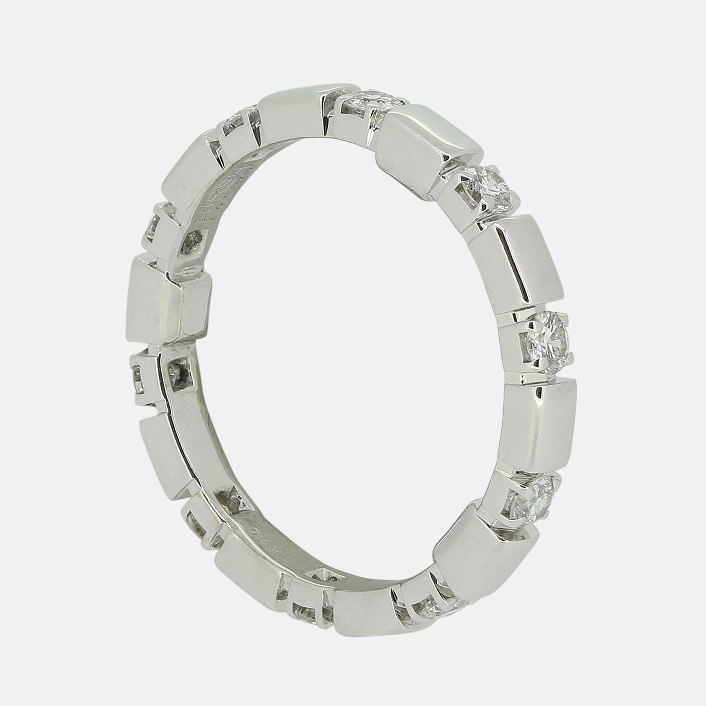 Hirsh London Diamond Eternity Ring H 1/2 (47)