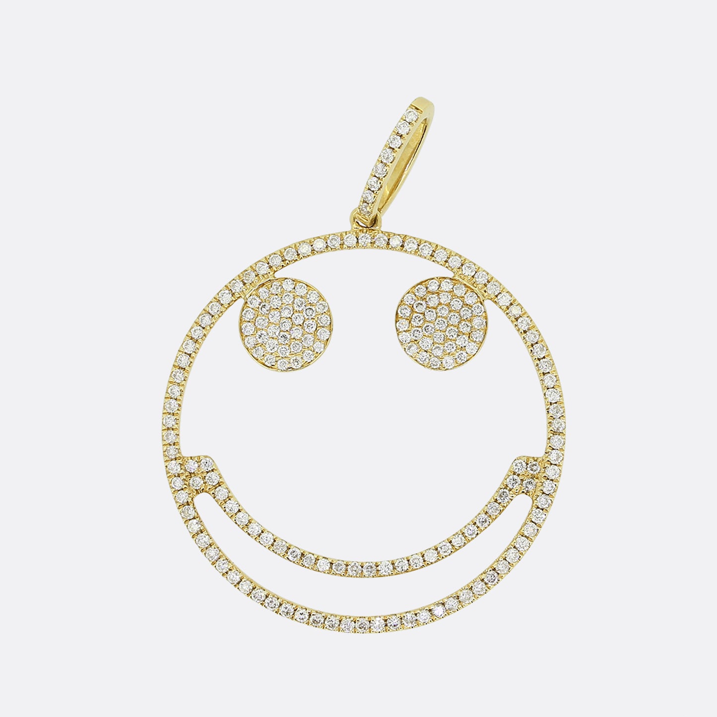Rose De La Cruz Diamond Smile Pendant