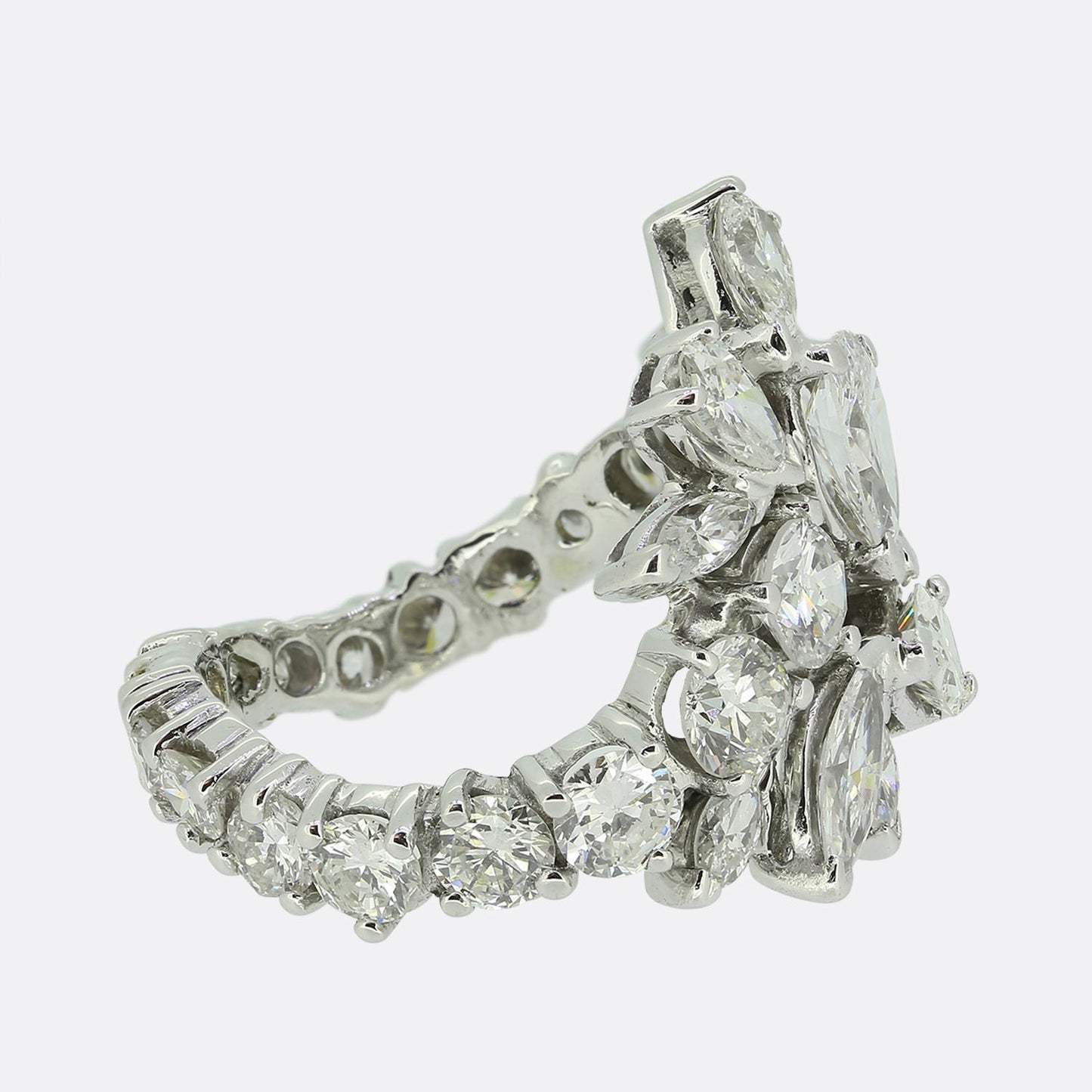 Multi Diamond Cluster Ring Size K 1/2 (51)