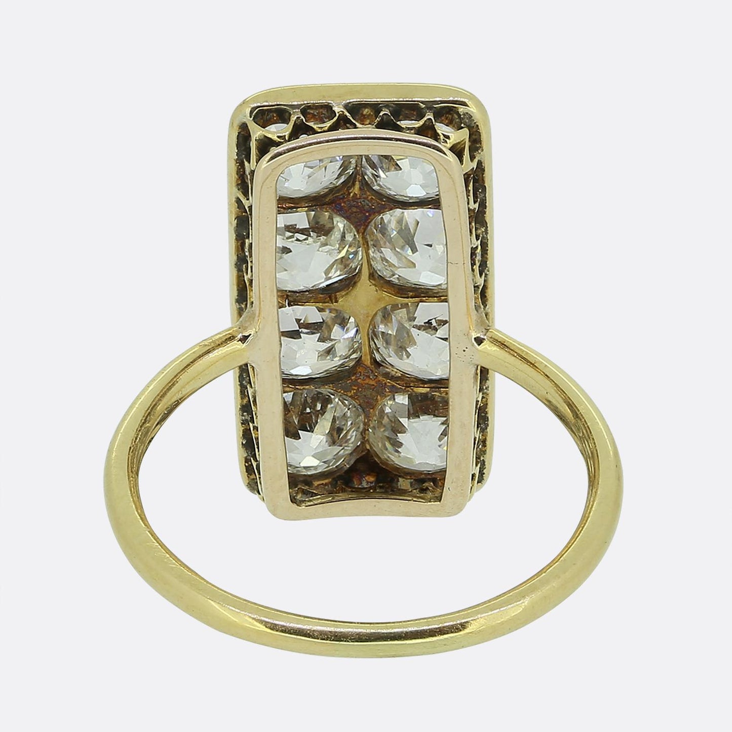 Antique Diamond Tablet Ring